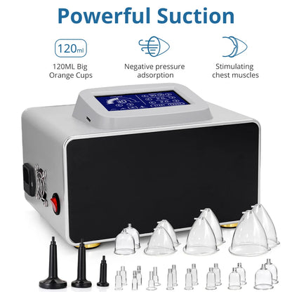 Vacuum Therapy Butt Lift Breast Enlargement Machine Lymph Detox Cupping Massage Slimming Skin Care Body Shaping Equipment