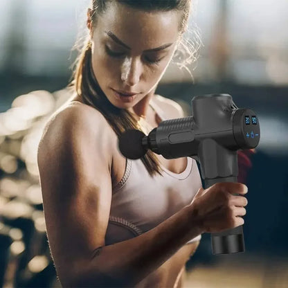Deep Tissue Massage Gun Portable Facial Muscle Massager Massage Pistool For Back Neck Body Muscle Fitness Tool