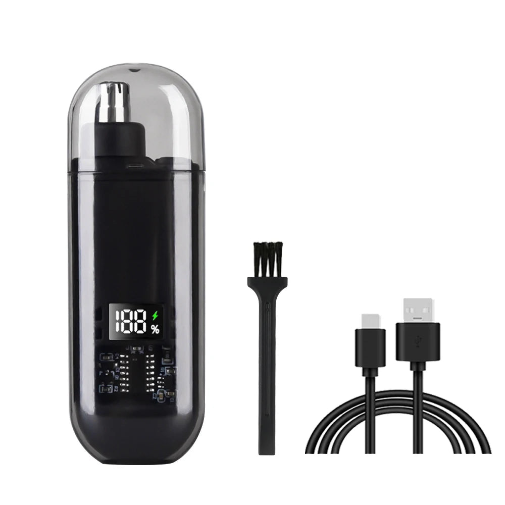 T9 Men's Electric Hair Clipper Beard Trimmer - Rechargeable Hair Cutting Machine with Nose Hair Trimmer Kit