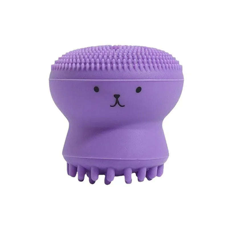 New Face Massage Brush Pore Cleaner Brush Silicone Face Scrubber Skin Care Brush Deep Cleaning Exfoliator Tool XJS02