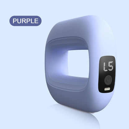 Multifunctional Full-Body Fascia Ring Portable Fascia Gun Massage Ring Vibrating Neck Shoulder Relaxation Body Shaping Massage