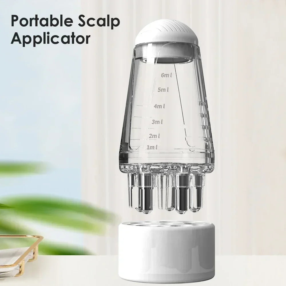 Scalp Applicator Liquid Comb Portable Mini Massage Comb Essential Oil Liquid Guiding Massager Anti Hair Loss Scalp Care Tools