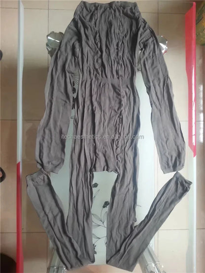 10pcs white bodysuit body suit massage suits disposable vacuum massages costumes for vacuum body massage machine