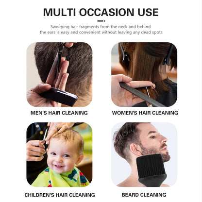 Hair Brush Neck Face Duster Hairdressing Hair Cutting Cleaning Brush for Barber Salon Hairdressing Soft Styling Barber Tools