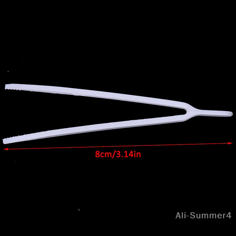20pcs Disposable Tweezers Plastic Medical Small Beads Forceps for Jewelry Making