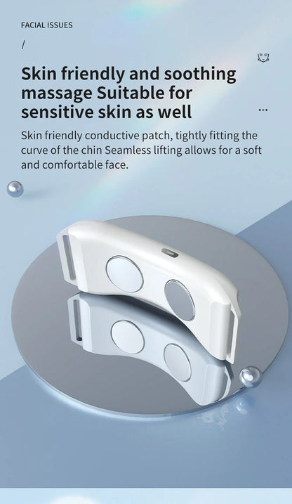Double Chin Remover Ems Face Lifting Massager Anti Wrinkle Firming Facial Massager V-Face Lift Device Skin Care