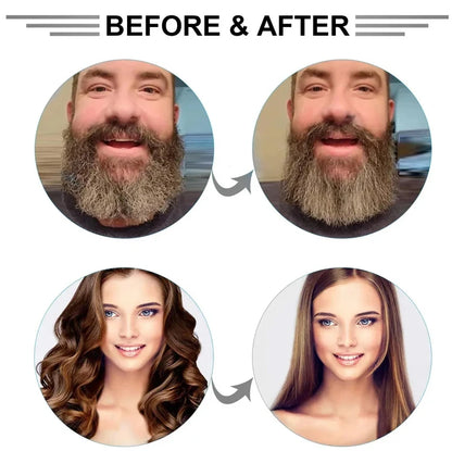 Electric Beard Comb Hair Straightener Brush Hot Hair Brushes Straightener Hair Anti-scalding Ceramic Beard Straightening Brush
