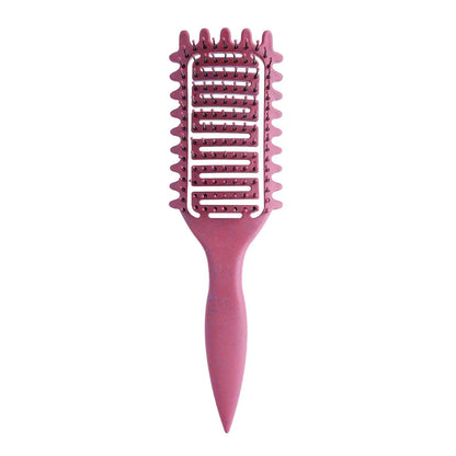 Curly Hair Brush Hollow out Design for Frizz Control & Define Curls, Styling Detangling Brush Beard Comb for Men Women