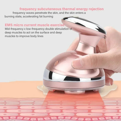 LED Fat Burner Anti Lipo Lose Weight Abdominal Exercise Full Body  Ultrasonic Slimming Massager Skin Lift Tighten Anti-cellulite