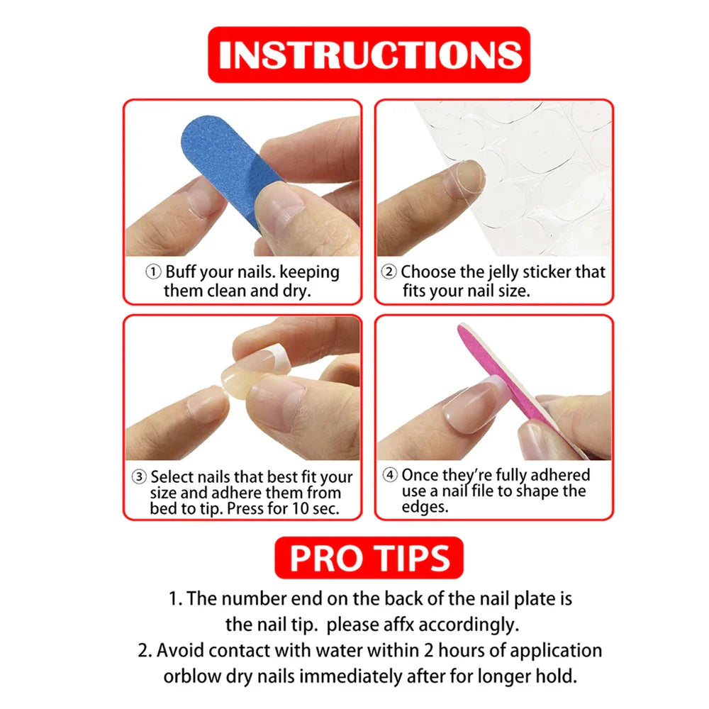 Trend Popular 24Pcs/Set Women Girls Long Oval Shaped French Colorful stripes Full Coverage Wearable Fake Nail Press on Nail Art