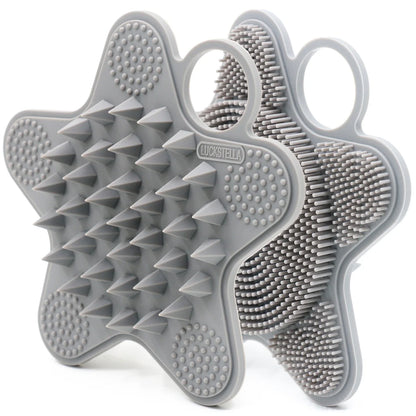 Silicone Shampoo Scalp Hair Brush Massager Head Body Scalp Massage Brush Scalp Massage Brush Comb Magic Handle Brush Spa