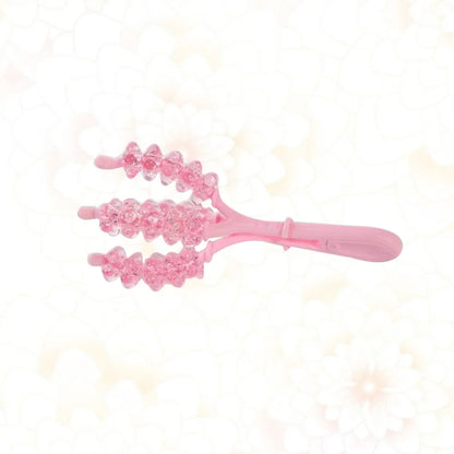 Plastic Handheld Massager Roller Arm Leg Muscle Relaxing Tool Portable Mini Massage Device For Body Health Care Accessories