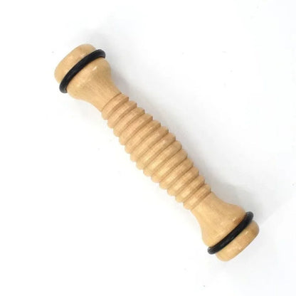 1pc wooden foot massager-foot massage roller for relaxing and relieving pressure.