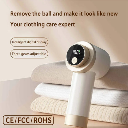 Fully Automatic Hair Ball Trimmer Household Clothing Shaver Digital Display Shaving Machine Clothes Ball Remover Hair Remover