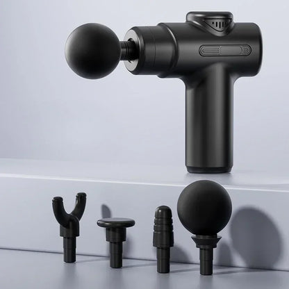 Electric Massage Gun Deep Tissue Facial Massgaer 8 Heads Arms Back Leg Muscle Relaxing for Body Back Arm Sport Fitness