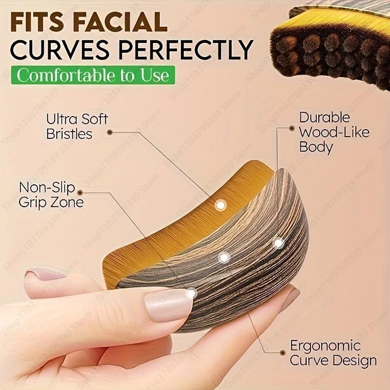Lymphatic Contour Face Brush,chin &jawline Sculpting,drainage Massager for Face,ergonomically Designed To Fit The Skin Precisely