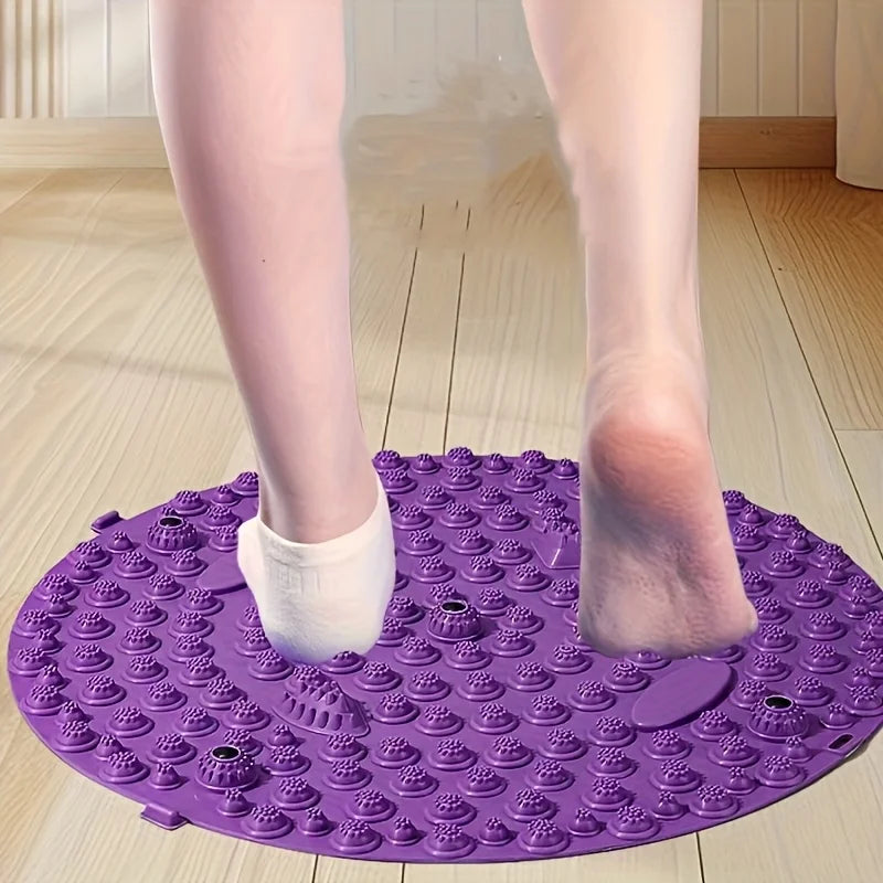 Foot Massage Pad 3D Convex - Tpe Material, No Power Supply Required, Acupressure Board Super Jogging Foot Massage Pad, Promote Blood Circulation, Ideal Decompression and Anxiety Relief, Indoor In-Situ Running Pad Toe Pressure