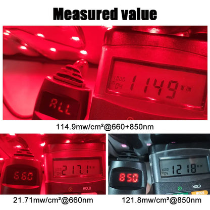 Led Therapy Light Pain Relief 660Nm 880Nm Leg Upper Back Thigh Red Light Therapy Pemf Belly Belts 360 Snap