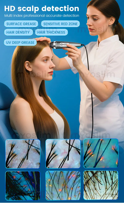 Salon-Grade Skin Analyzer Camera Multispectral imaging- 36MP HD Facial Skin Detection for Acne/Aging/Pigmentation Skin Care