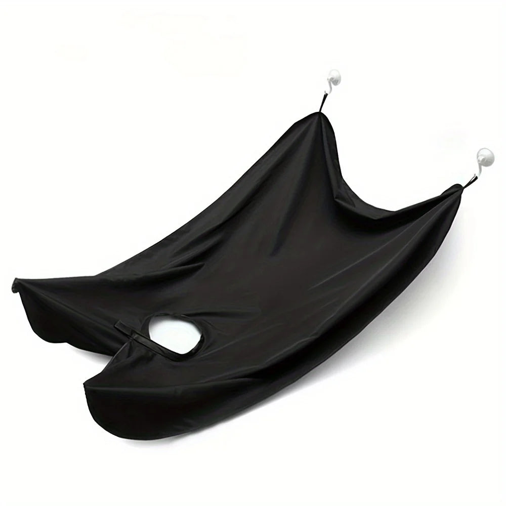 Beard Bib Apron, Beard Bib Hair Catcher for Shaving, Non-Stick Beard Shave Cape with Suction Cups, Grooming Accessories for Men