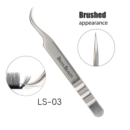 Anti-Static Tweezers Eyelash Extension Professional High Precision Volume Tweezer Stainless Steel Tweezers Antislip Makeup Tool