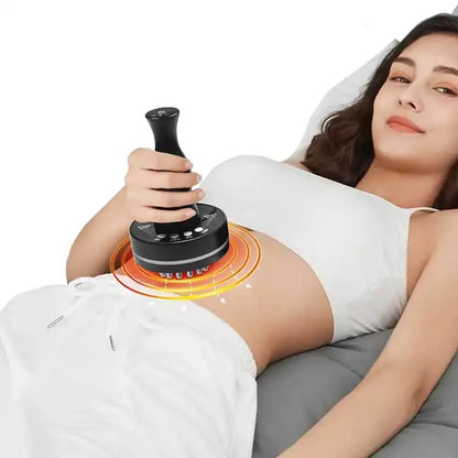 Microcurrent Body Massager Health Care Electric Meridian Brush Therapy Lymphatic Drainage Body Slimming LED Infrared Red Light