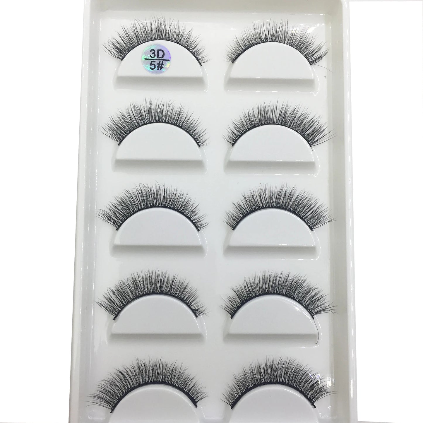 15 Style 5 Pairs 3D Eyelashes Natural False Eye Lashes Thick Faux Mink Lashes Soft Fake Eyelash Wispy Makeup Cilios