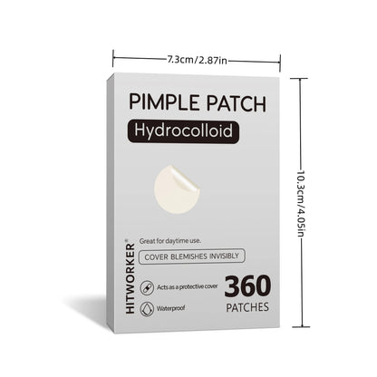 360pcs Face Acne Patch Invisible Skin Care Pimple Acne Patches Anti-inflammatory Healing Absorbing Spot Sticker Covering Acne