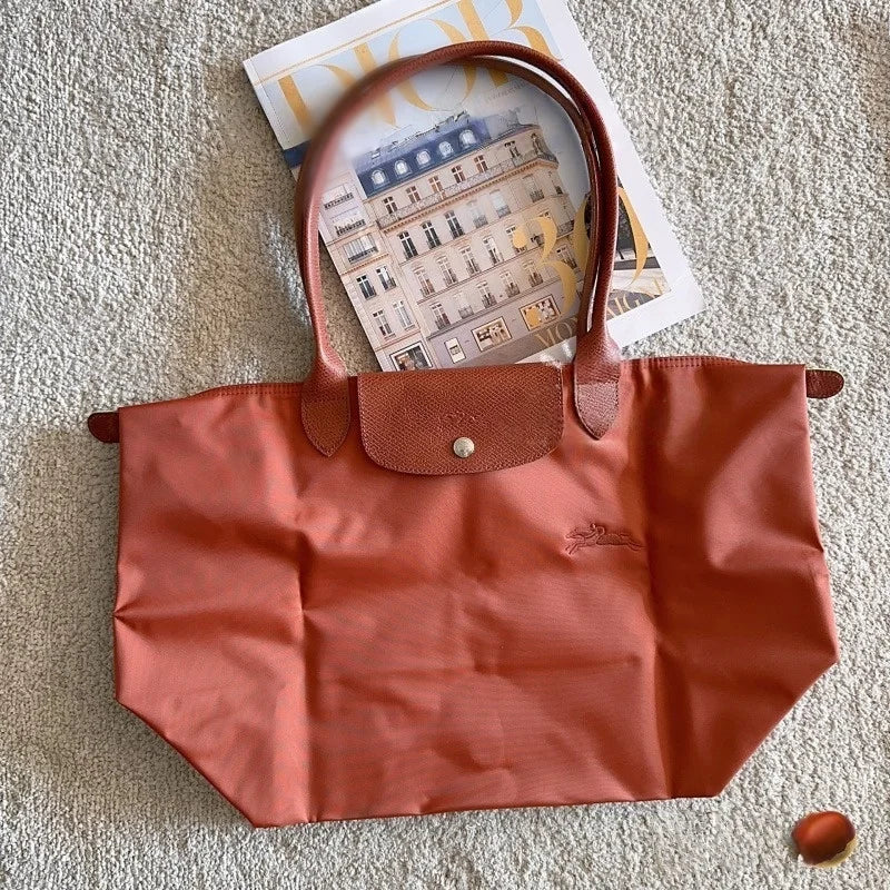 New Fashion Long Handled Large Tote Bag Waterproof Women Bags Underarm Dumpling Bag Single Shoulder LONGCHAMP Crossbody Bags