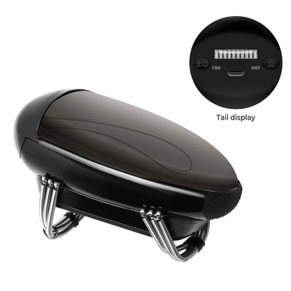 Barber Massager Professional Vibration Massager Barbershop Cordless Handheld Heat Massager USB Body Neck Back Head Face Massager