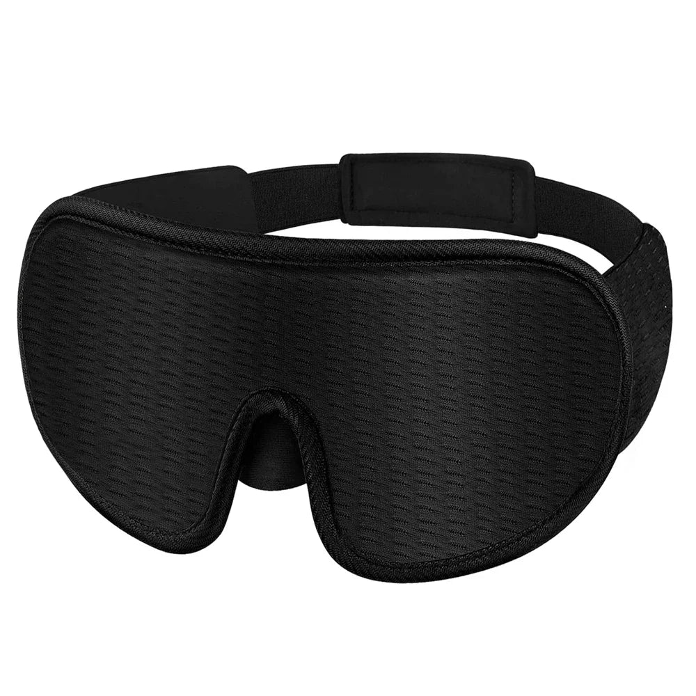 3D Sleep Mask Blindfold Sleeping Aid Eye Mask Soft Memory Foam Face Mask Eyeshade 99% Blockout Light Slaapmasker Eye Cover Patch