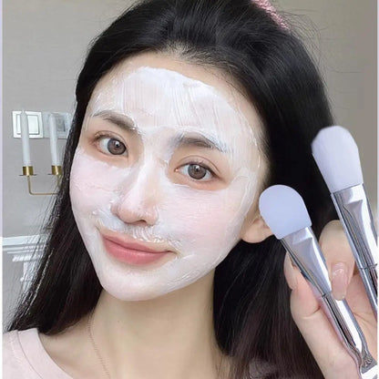 1Double-ended Silicone Face Mask Brush Daub Type Mud Film Special Brush Beauty Makeup Tool Foundation Applicator Concealer Brush