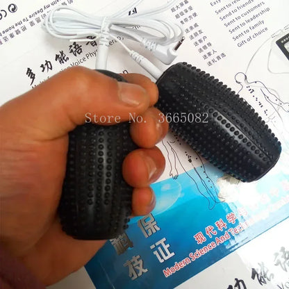 2pcs Hand Shock Conductive Rods for TENS EMS Massager Stimulator Hands Electrode Stick/with 1pcs Connecting Cable/Massager
