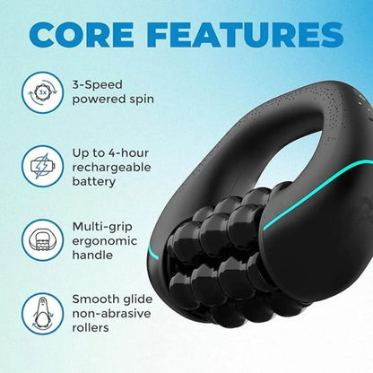 Electric Massage Roller Vibration Massage 3-Speed Rolling Deep Tissue Muscle Restoration Body Relief  Percussion Massager
