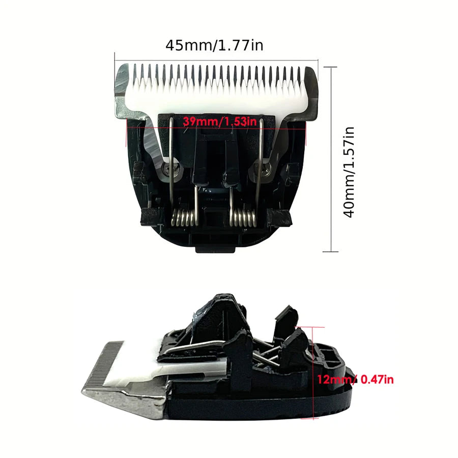 1Pcs Brand Ceramic Blade for Remington HC5810 HC5811 BaoRun X7 P2 P6 P9 S1 Spare Knife Electric Hair Clipper Trimmer Cutter Head