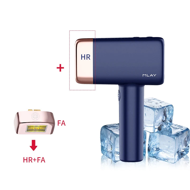 MLAY T14 IPL Hair Removal ICE Cool Laser Hair Removal Epilator 3IN1 Permanent Epilator Body 500000 Flashes Electric Depilator