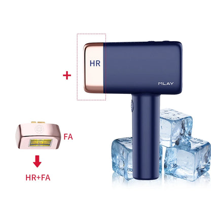 MLAY T14 IPL Hair Removal ICE Cool Laser Hair Removal Epilator 3IN1 Permanent Epilator Body 500000 Flashes Electric Depilator