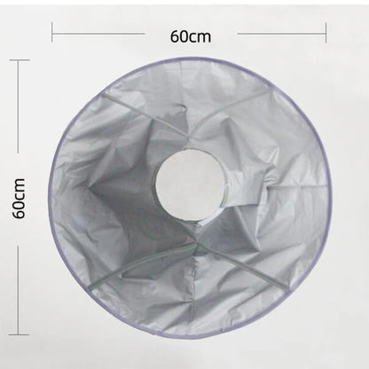 Hair Cut Umbrella Capes Haircut Cloak Cloth Hair Dye Three-Dimensional Breathable Household Haircut Cloak Foldable Haircut Tool
