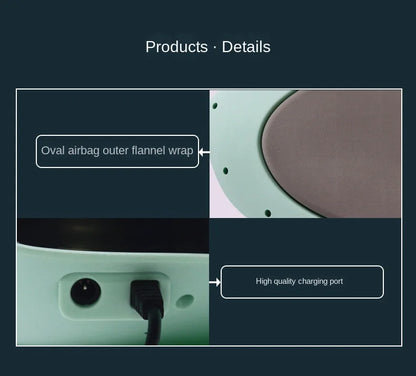 Curved Lumbar Spine Massager Intelligent Electric Hot Compress Soothing Lumbar Massage Instrument