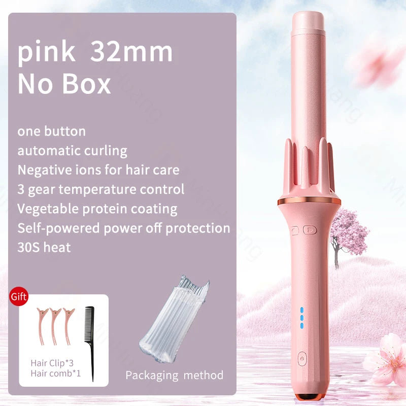 Automatic Hair Curler 28mm/32mm Large Wave Curling Iron Anion Fast Heating Professional Styling Curlers Curling Wand Hair Waver