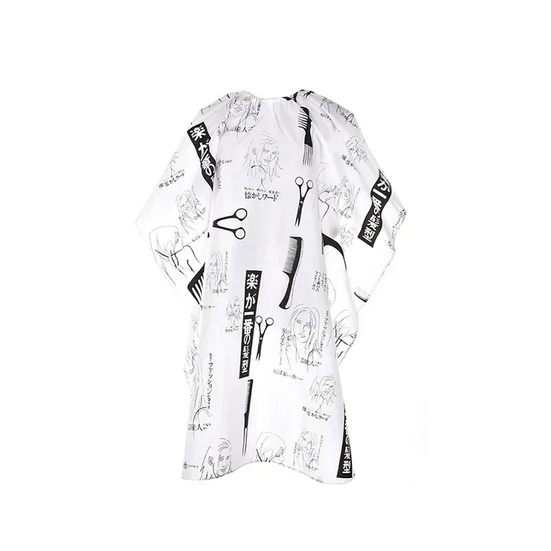 Best Selling 2022products Pattern Cutting Hair Waterproof Cloth Salon Barber Cape Hairdressing Hairdresser Apron Haircut capes
