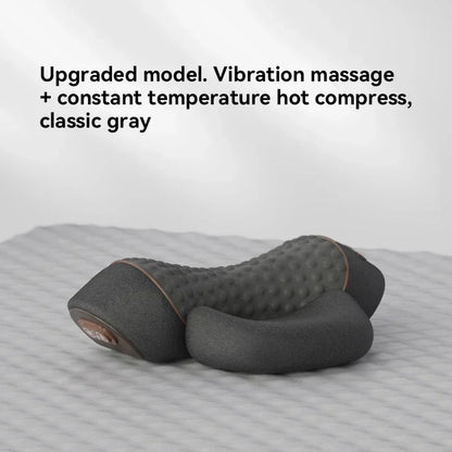 Okayso Electric Massager Cervical Pillow Hot Compress Vibration Massage Neck Traction Relax Sleeping Pillow Spine Support Normal