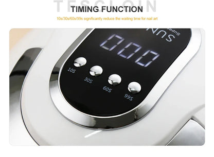 280w UV Lamp For Nails 66LEDs Nail Lamp Dryer With 4Timer Gel Polish Drying Lamp Smart Sensor Gel Lamps Professional Nail Tools