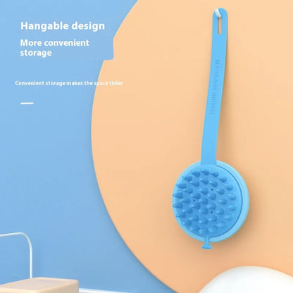 1Pc Salon Grade Manual Silicone Scalp Shampoo Massage Brush Washing Shower Hair Massager Clean Brush Hair Cleaning Brush Comb