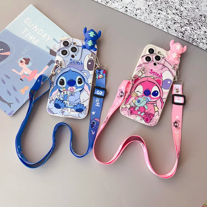 For iPhone 17 16 15 14 13 12 11 XR Xs 8 7 6 Pro Max mini Plus e Pacifier Case With Holder Rope