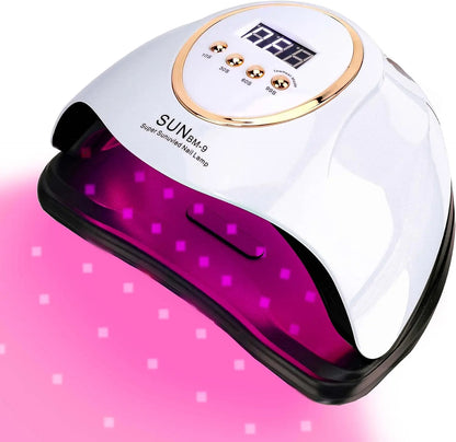 280w UV Lamp For Nails 66LEDs Nail Lamp Dryer With 4Timer Gel Polish Drying Lamp Smart Sensor Gel Lamps Professional Nail Tools