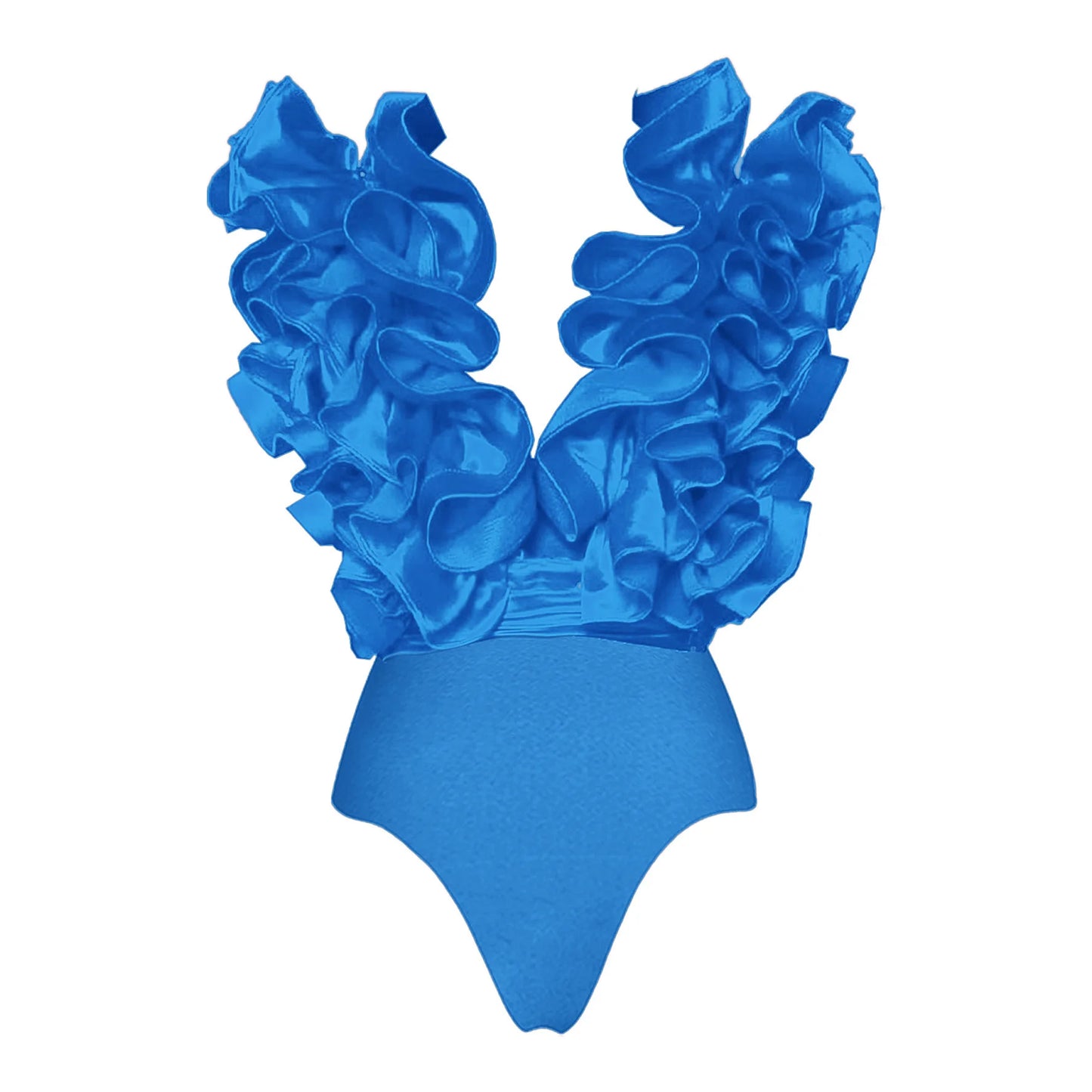 2025 Solid Red Flower One Piece Swimsuit Luxury Women Swimwear Sexy Swim Suit Deep V Monokini Off Shoulder Bodysuit Bathingsuit