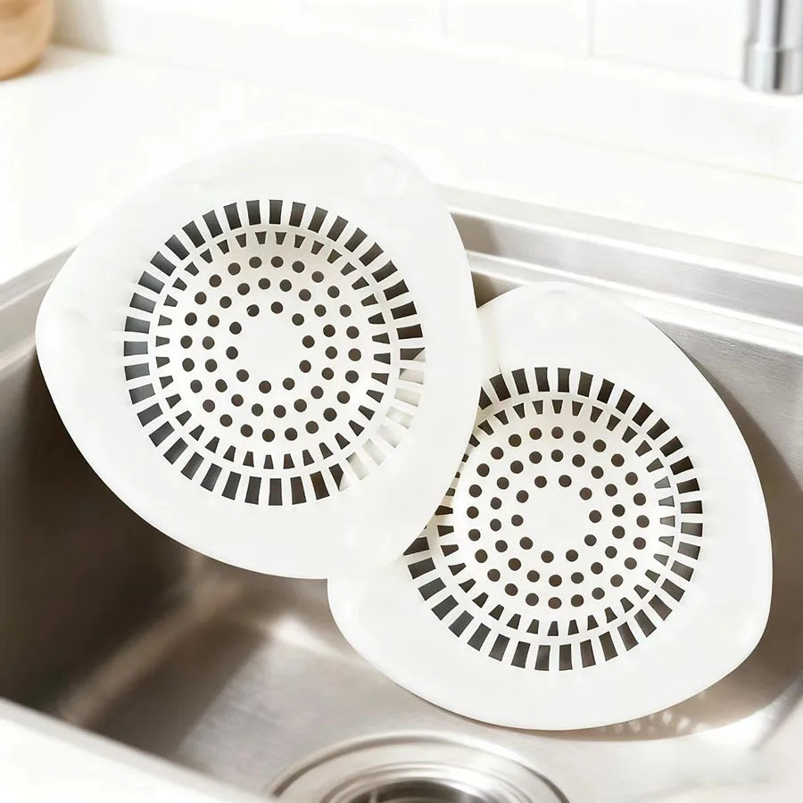 Filter Screen Bathtub Drain Hair Catcher Shower Floor Drain Hair Stopper Catcher Kitchen Sink Anti-blocking Strainer Sewer Outfa