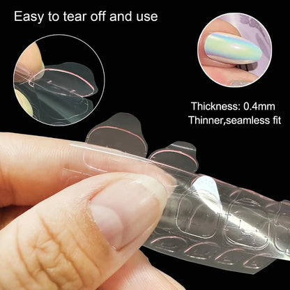 Double Sided Nail Glue Stickers Jelly Gel Glue False Nail Nails Bck Glue Sticker Nails Accessories And Tools Reusable