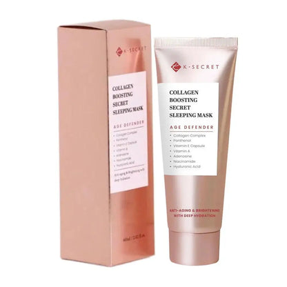K-SECRET Korean High-End Collagen Sleeping Mask - Gently Cleansing Deeply Hydrating Moisturizing Facial Mask Luxury Skincare